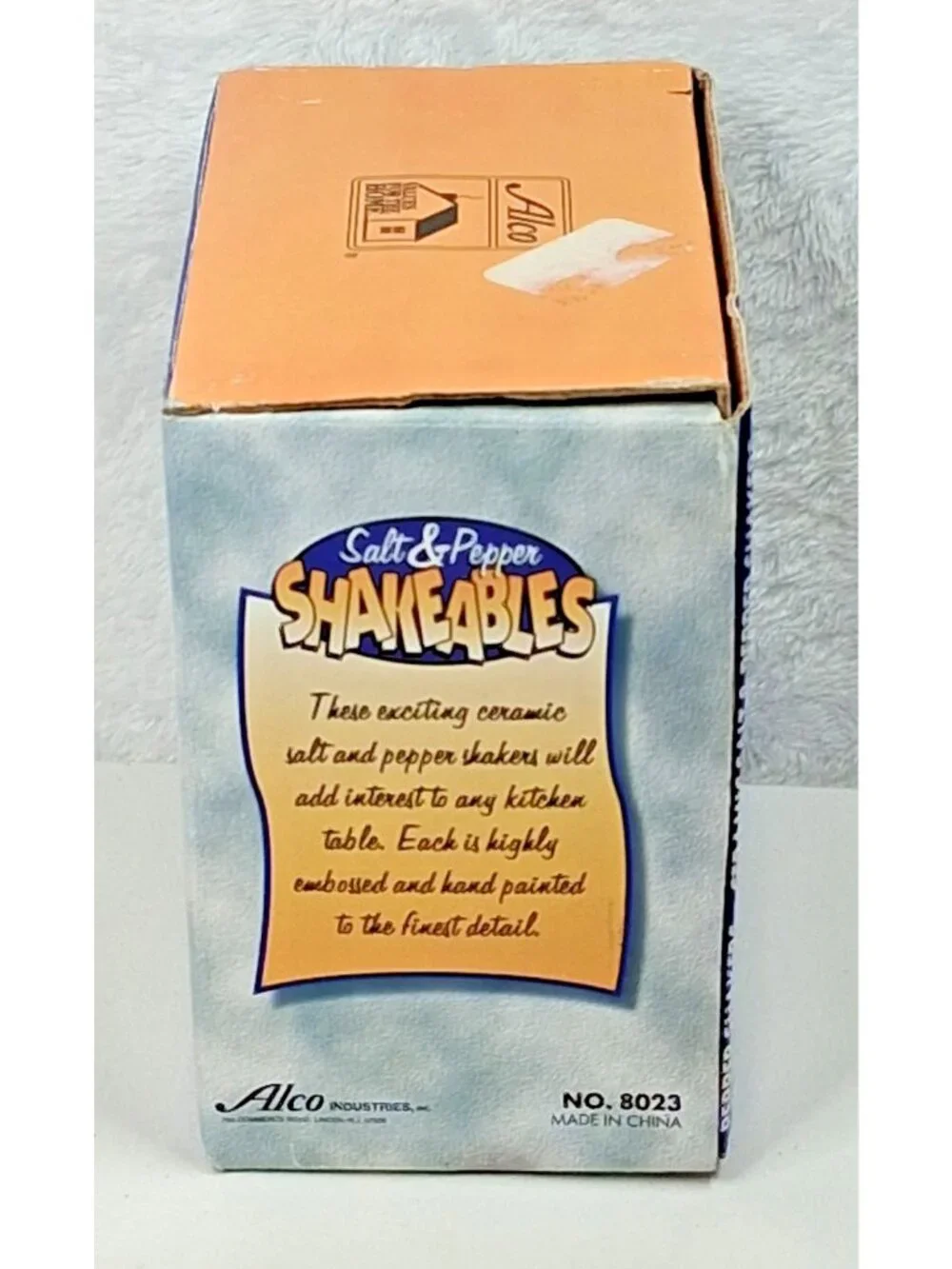 Alco Shakeables Chef And Baker Salt And Pepper Head Shakers NIB 5